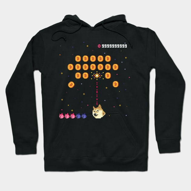 Doge Invaders Hoodie by CoDDesigns